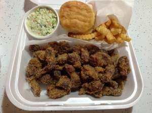 Fried Gizzards In Their Greasy Glory